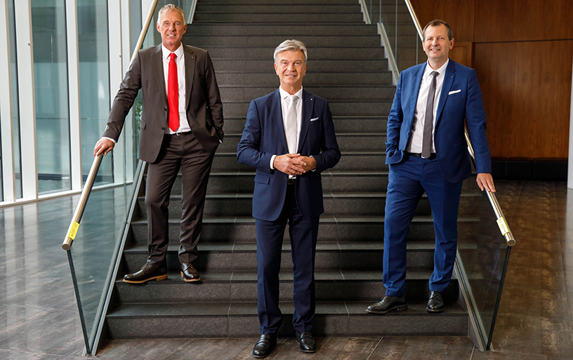 Dr. Andreas Kolar (Member of the Management Board), Chief Executive Officer DDr. Werner Steinecker MBA (Chairman of the Management Board), Dipl.-Ing. Stefan Stallinger MBA (Member of the Management Board)