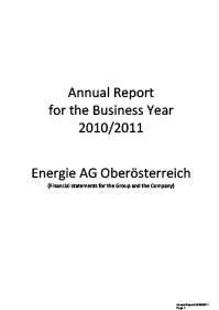 Picture for the Annual Financial Report 2010/2011