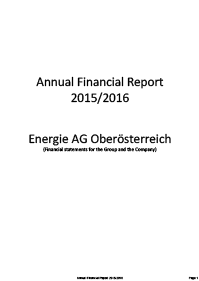 Picture for the Annual Financial Report 2015/2016